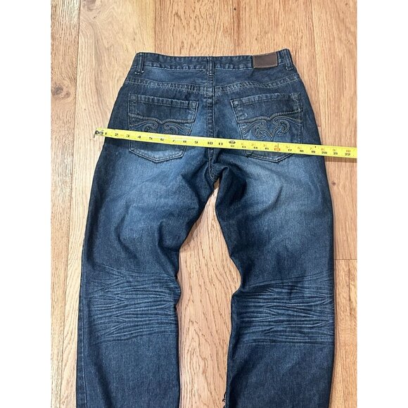 Flypaper Jeans Women's Size 30×32 Straight Leg Distressed Denim Blue - Picture 13 of 13